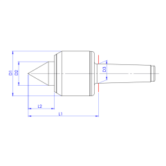 TEMAK Döner Puntalar Büyük Mil Çaplı
