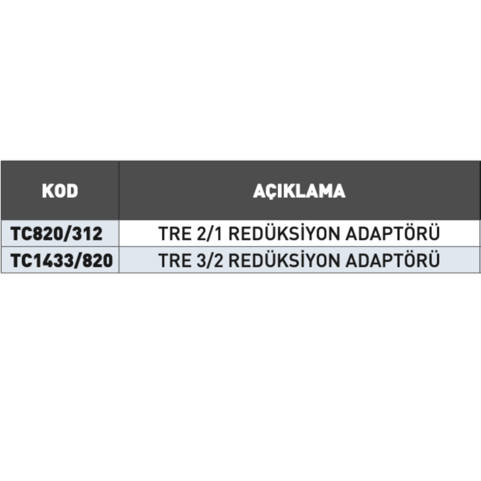 KRAFT Redüksiyon Adaptörü