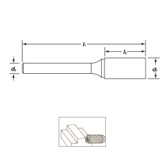KRAFT SB Sert Metal (Karbür) Kalıpçı Freze