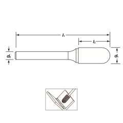 KRAFT SC Sert Metal (Karbür) Kalıpçı Freze