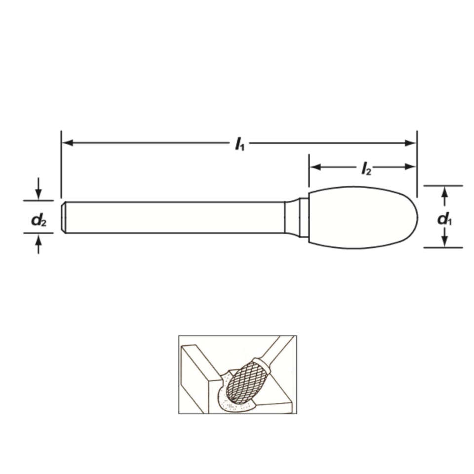 KRAFT SE Sert Metal (Karbür) Kalıpçı Freze