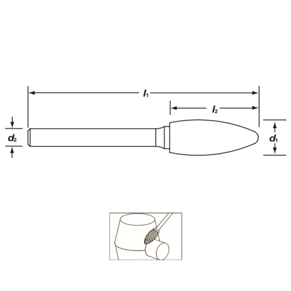 KRAFT SH Sert Metal (Karbür) Kalıpçı Freze