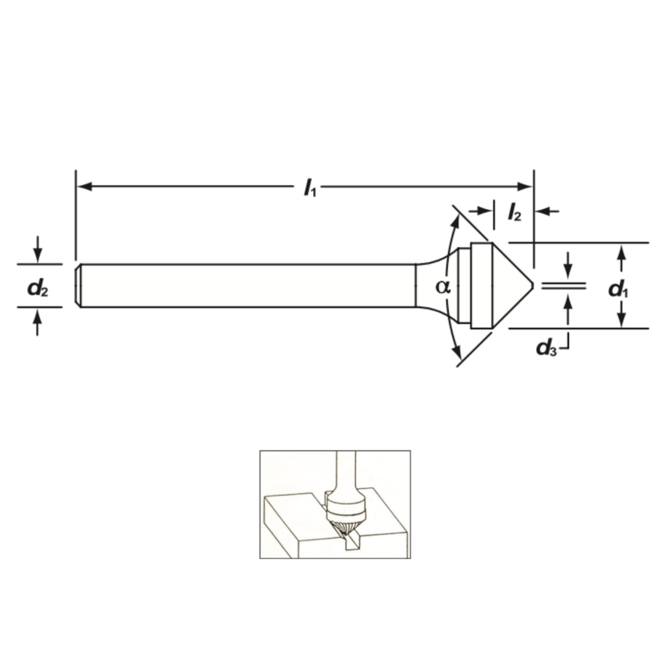 KRAFT SK Sert Metal (Karbür) Kalıpçı Freze