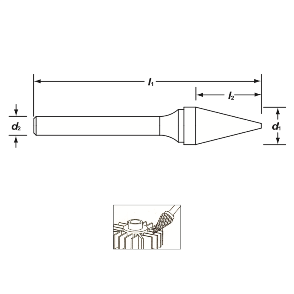 KRAFT SM Sert Metal (Karbür) Kalıpçı Freze