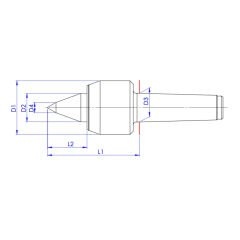 TEMAK Döner Puntalar CNC Tornaları İçin