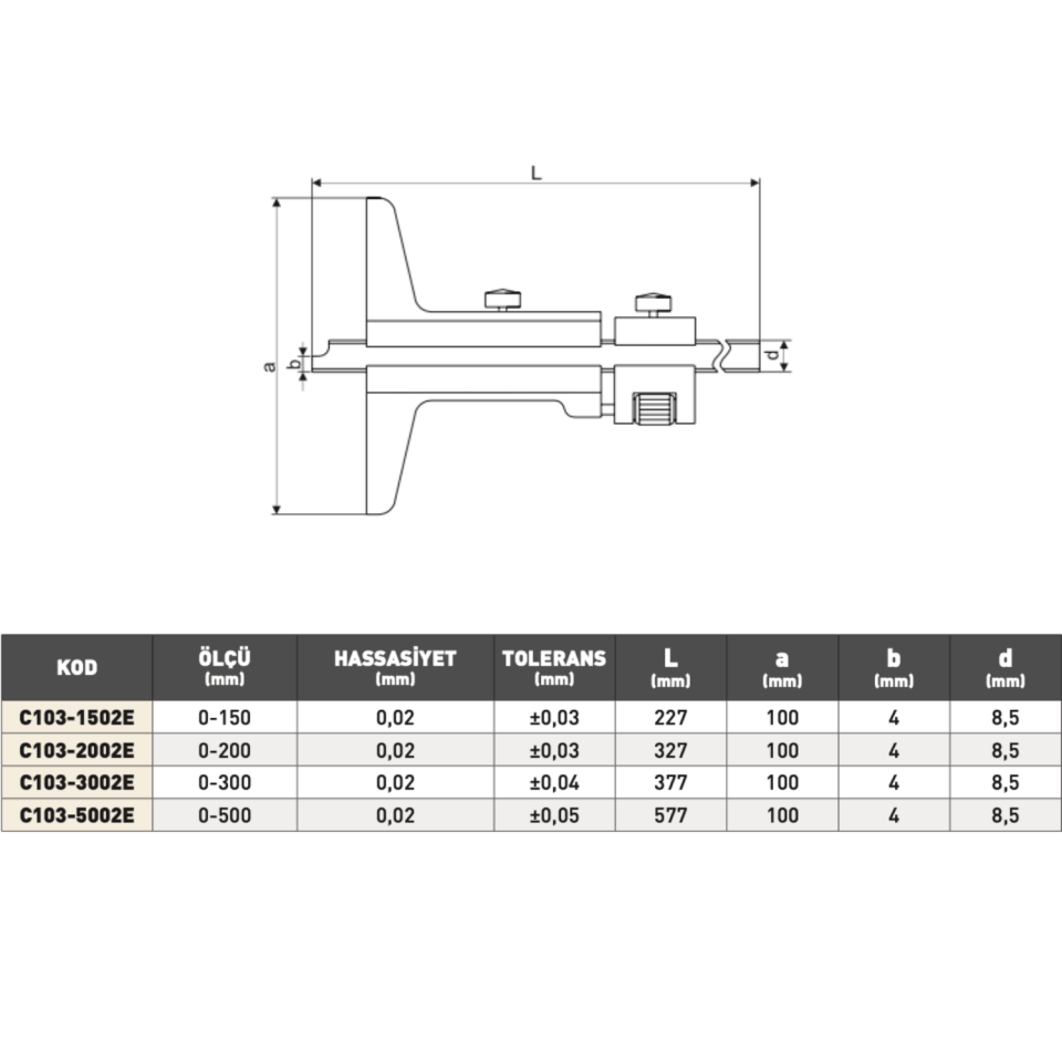 PLD Ekonomik Tip Mekanik Derinlik Kumpası