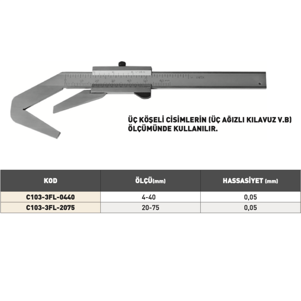 PLD 3 Ağızlı Kumpas