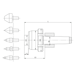TEMAK Değiştirilebilir Uçlu Hassas Döner Puntalar