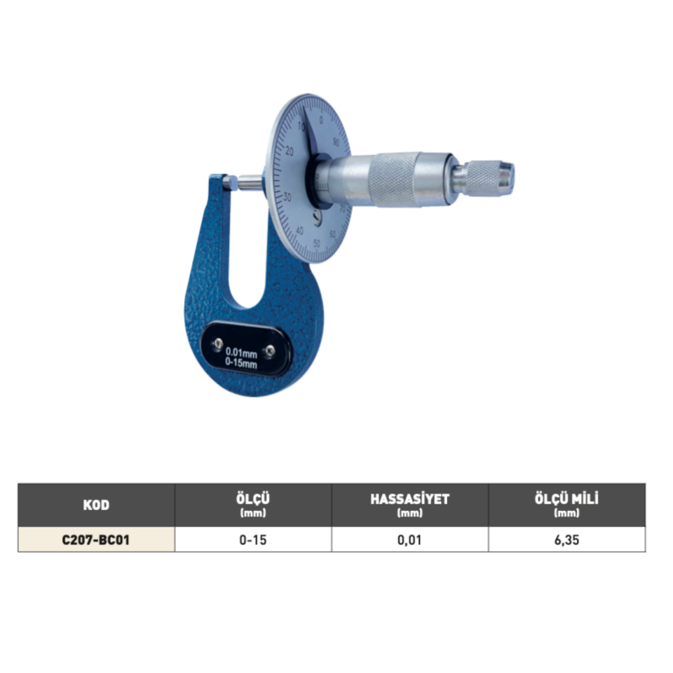 PLD Sac Mikrometresi