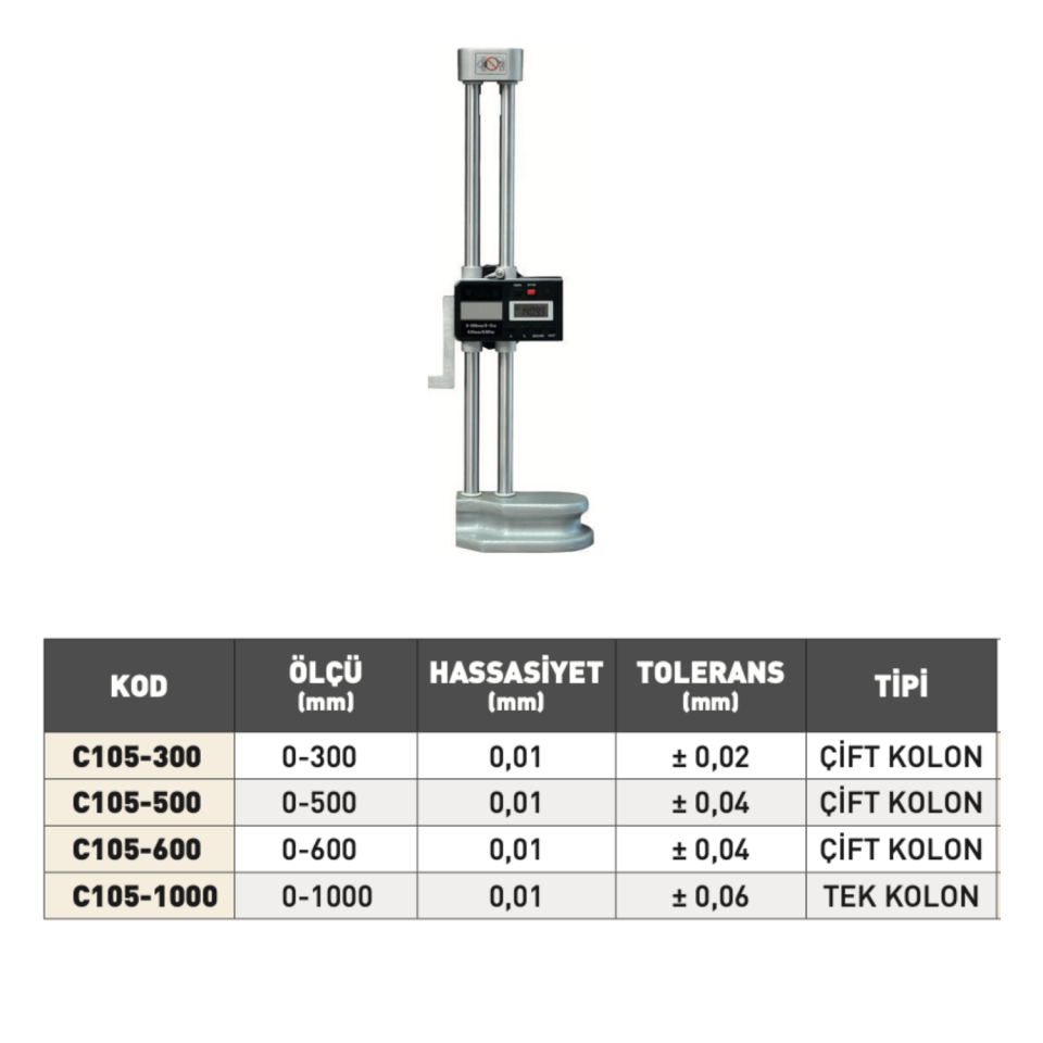 PLD Dijital Yükseklik Mihengiri