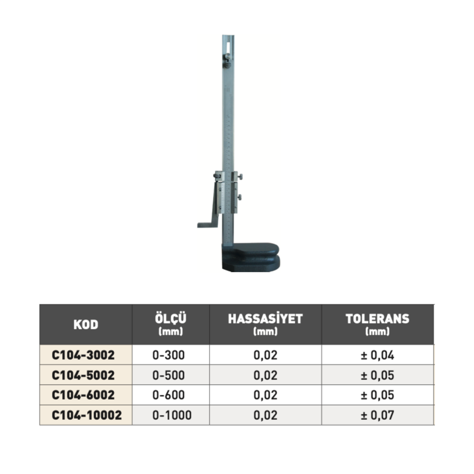 PLD Mercekli Yükseklik Mihengiri