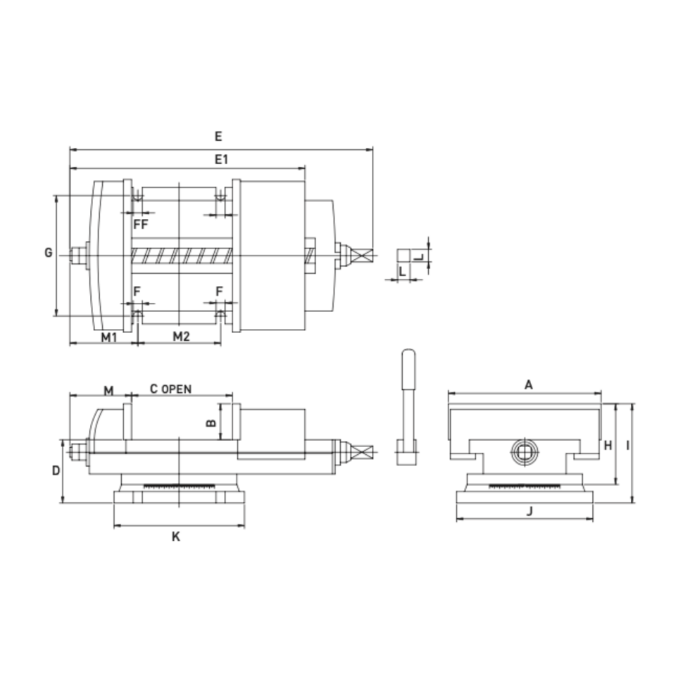 VERTEX Şekillendirme Ve Freze Mengenesi