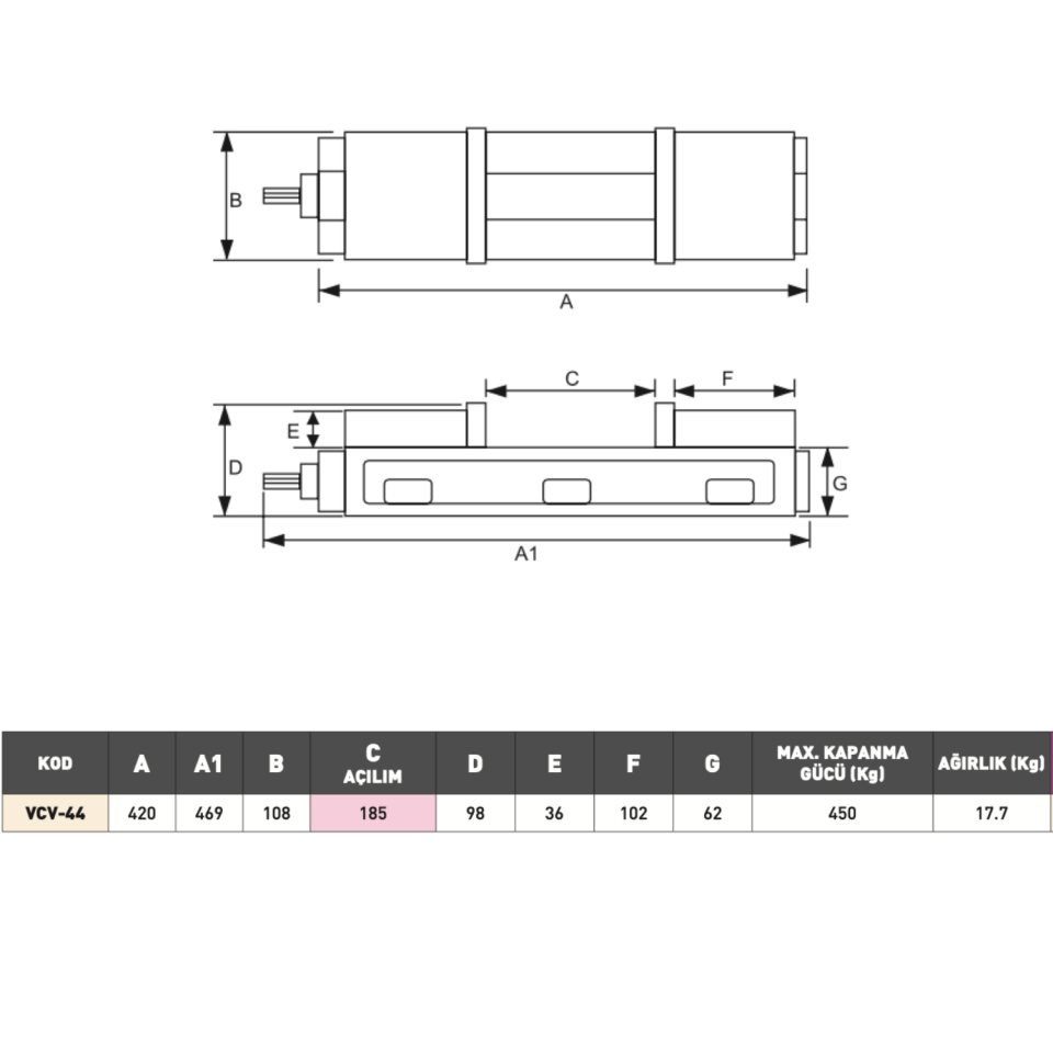 VERTEX Bileşik Hassas Mengene