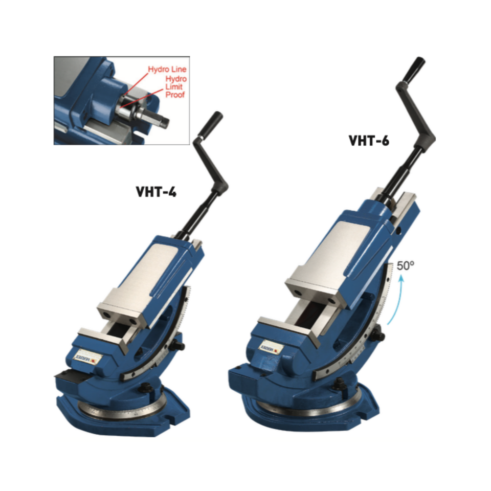 VERTEX 2 Açılı Hidrolik Makina Mengenesi