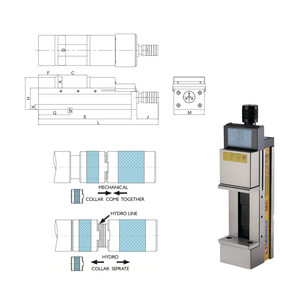 VERTEX Hidrolik MC Mengene