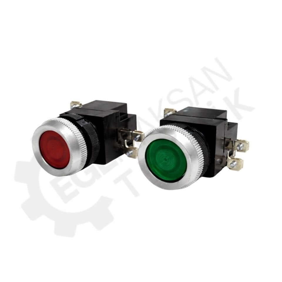 BAOJİ Torna Butonlar Adet Kırmızı/Yeşil