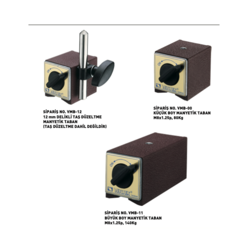 VERTEX Manyetik Tabanlı Ürünler