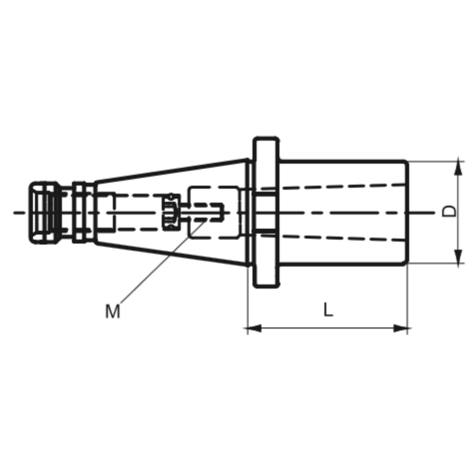 KRAFT ISO40 Çektirme Civatalı Mors Adaptörü