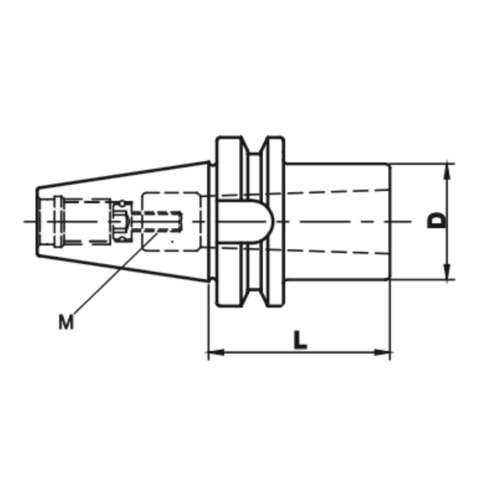 KRAFT BT40 Çektirme Civatalı Mors Adaptörü
