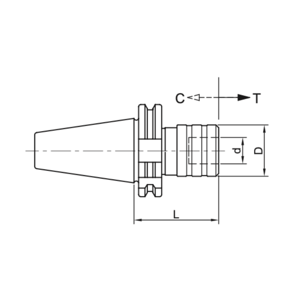 KRAFT BBT40 Kılavuz Çekme Başlığı Giriş Ve Çıkış Kompanzeli