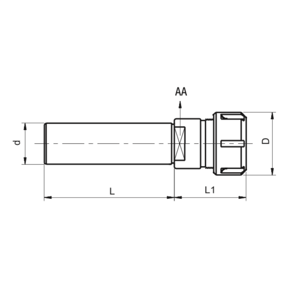 KRAFT CY ( Silindirik Şaftlı ) Pens Başlık ( ER Tip )